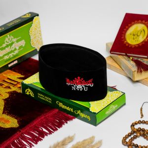 Peci Nu Merah Putih Kopiah Songkok Nasional Pria Anak Dan Dewasa Motif Bordir Logo Nu Tinggi 9