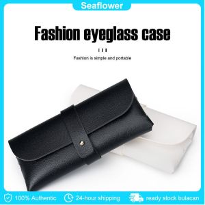 【12 hours delivery】Glasses Case Portable Ultra-light Simple Storage Box Leather Soft Bag High-end Sunglasses Case