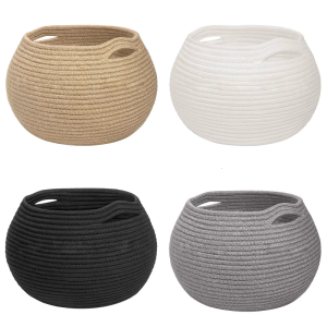 ที่ใส่ออแกไนเซอร์ของเล่นเด็กกล่องจัดเก็บตะกร้าพร้อมที่จับอุปกรณ์จัดการของใช้ในครัวเรือนดีไซน์แบบอเนกประสงค์