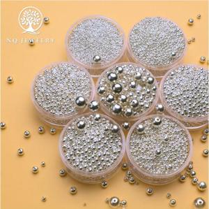 [HCM]Charm bi S925 hạt tròn trơn - hạt cườm S925 6mm - NQ Jewelry