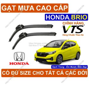 Gạt Mưa Kính Lái Cao Cấp Honda Brio Cặp G.ạt Mưa Kính Lái Honda Brio Có Đ.ủ Size Cho Các Đời Xe Honda Brio