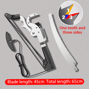 ✨Gunting gergaji 2 dalam 1✨Sk5 High pruning shears Telescopic High-Altitude Pruning Scissors Tree Cutter
