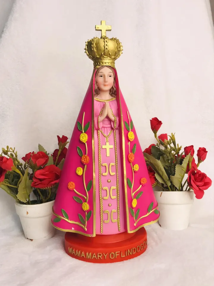 virgin mary in pink dress The virgin mary is wearing a pink dress and holding her arms out 49028099 PNG