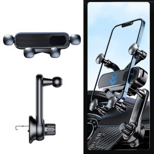 SEAMETAL Car Phone Holder Air Outlet Cellphone Bracket Gravity Phone Stand Aircon Vent Navigation Stand