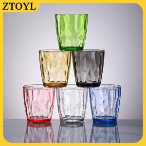 ZTOYL Acrylic uống kính vỡ vỡ nước Tumblers không thể phá vỡ tái sử dụng bia Champagne cup máy rửa chén an toàn cho Đảng