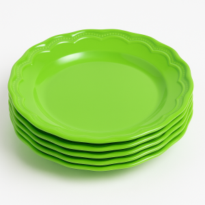 Melamine Dinner Plates - 6pcs x 9" inch (23CM) Dinnerware Dishes Set for Indoor and Outdoor Use Break-resistant and Lightweight