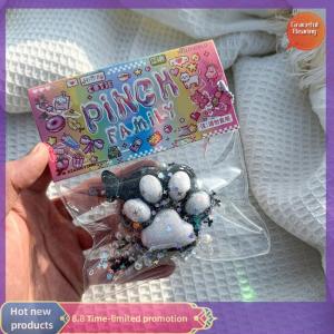 Graceful Handmade Flocking Cats Paw Stress Squishy Toy Mochi Slow Rebound New Fidget Toy Birthday Party Gift