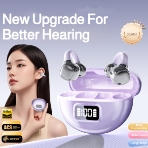 💕High-Value Earphones💕Bone Conduction Bluetooth Earphones Open-Type Universal for Sports Running and Noise Reduction