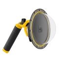 TELESIN Gopro Dome Port for GoPro Hero 8 Black, Underwater 6 inches GoPro Diving Dome Port with Waterproof Cover Case + Floating Bobber Handle + Trigger. 