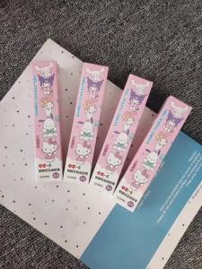 Random 1  Sanrio Kawaii Mymelody Kuromi Cinnamoroll Mechanical Pencil Set PVC Ruler Korean Stationery Cute Press Pens School Office Writing Supplies childrens day gifts