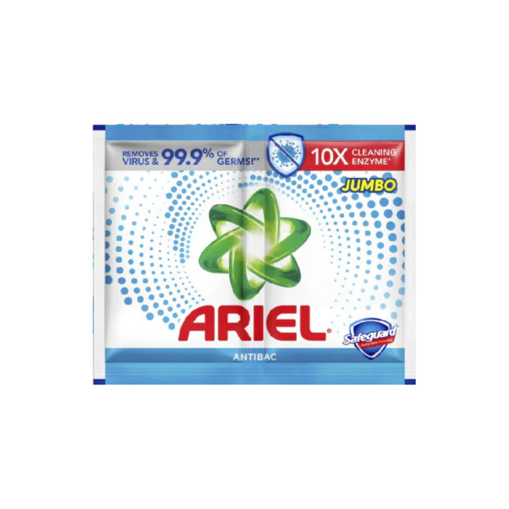 Ariel Laundry Detergent Base Powder Antibac 54g Pack | Lazada PH