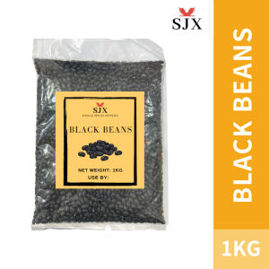 Black Beans / Dried Black Beans/ Black Sitao Beans/ Black Turtle Bean (500g1kg) - Bean