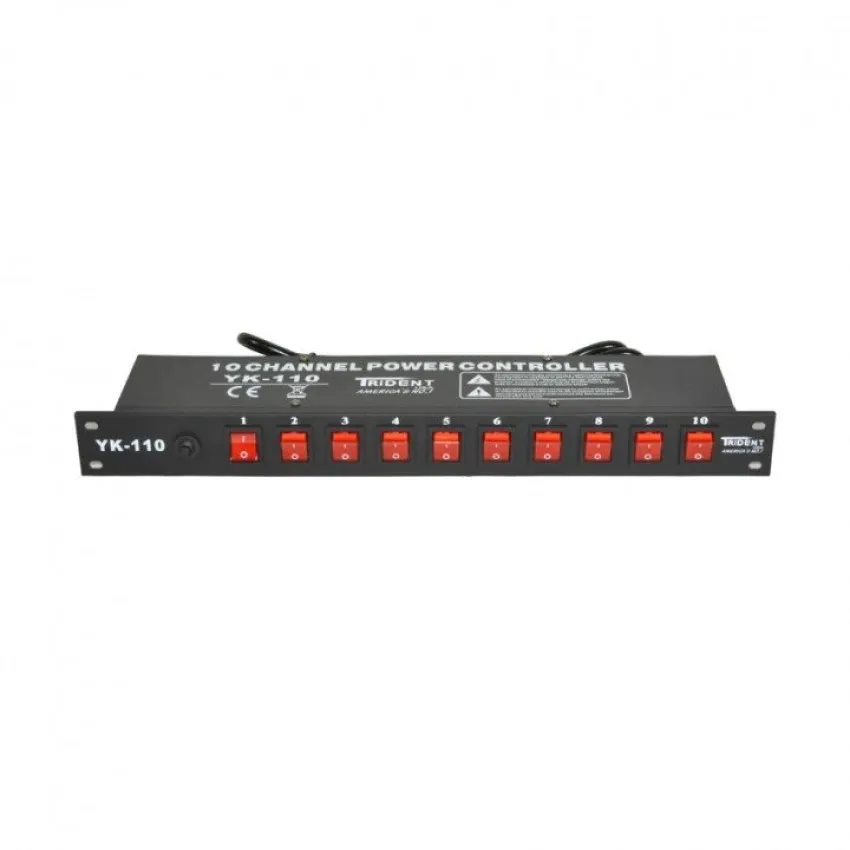 Trident YK-110 10 Channel Power Controller With 10 Power Switches