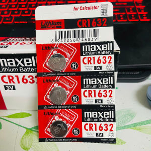 Pin Lithium 3V CR1632 Maxell cho máy tính thay pin ốp xuất lốp Smartkey chìa khóa ô tô CMOS đồng hồ.