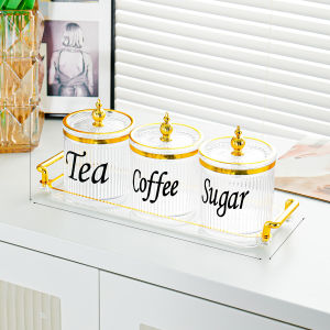 #Hot selling# Bộ lọ kín cao cấp lọ đựng trà lọ đựng cà phê hộp đựng gia vị bằng nhựa hộp đựng đồ đồ dùng nhà bếp lọ đựng muối đạt chuẩn thực phẩm. dayuan