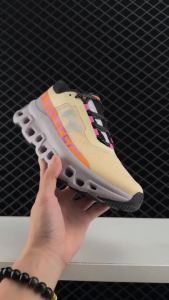 2025 New Original✅ On CloudMonster 2  Fashionable Trendy Mesh Breathable Shock Absorption Comfortable  Mens and Womens Running Shoes  Lightweight non-slip and wear-resistant  Casual Sports Sneakers White WineRed