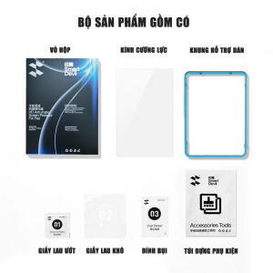 Kính cường lực Lenovo Legion Y700 2023 2024 2025 full màn hình chính hãng Smart Devil có khung hỗ trợ dán - Dán màn hình Legion Y700