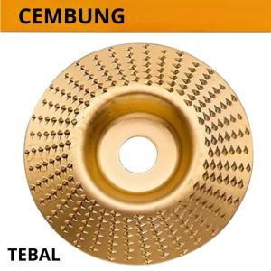 Mata gerinda serut kayu wood shaping 100mm 4 inch Mata Gerinda Ukir Kayu Wood Carving Disc Parut Kayu Ampals