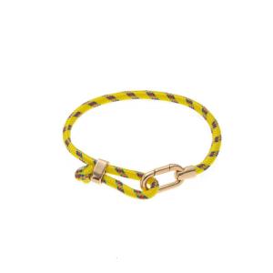 Matching His Hers Adjustable Cord Bracelet Lightweight Design Copper Charm Sturdy Braided For Couples