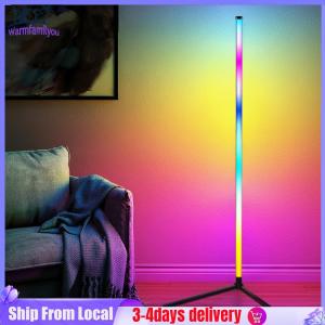 RGB Corner Floor Lamp Color Changing Standing Lamp App & Remote Control for Bedroom Living Room Gaming Room
