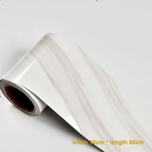 Marble Wallpaper Self-adhesive Kitchen Oilproof And Waterproof Living Room Bathroom Wall Sticker Thickened 100CM