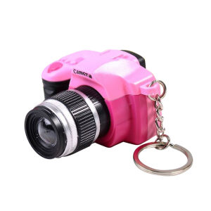 New Fashion Camera LED Camera KeyChain with Flash Light Sound Effect Gift Toy Bag Accessories Children Boys Gift Key Chains