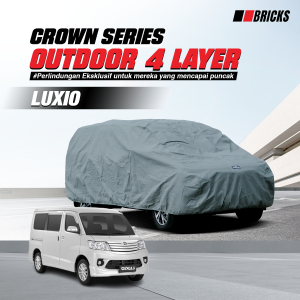 4 Layer Cover Daihatsu Luxio Sarung Mobil Super Outdoor Anti UV & Waterproof BRICKS