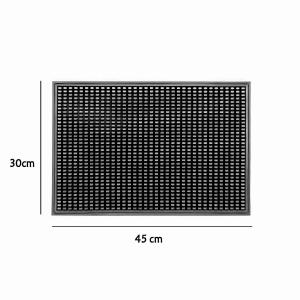 Bar Mat Rubber Coffee Bar Mats Anti-slip PVC Cup Mat Waterproof Heat Resistant Drain Mat for Bar Cafe Barista Dish Drainer Mat for Kitchen Counter吧台沥水垫
