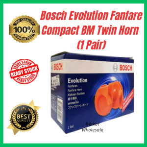 Ready Stock 100% Original Genuine Bosch Evolution Fanfare Compact BM Twin Horn (1 Pair)