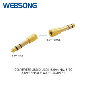 Connector Audio AUX 6.5 3.5 2.5 Male Female to 6.5mm 3.5mm 2.5mm Male Female Akai Websong