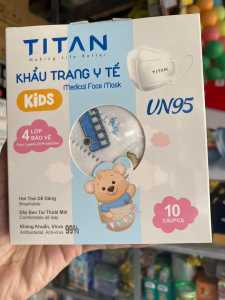 1 hộp (10 chiếc) Khẩu Trang trẻ em N95 HM95 kháng khuẩn chống bụi mịn Pm2.5 CHÍNH HÃNG