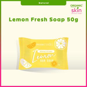 Organic Skin Japan Lemon Soap 100g Natural & Organic Extracts Oil Control Whitening Herbal Soap