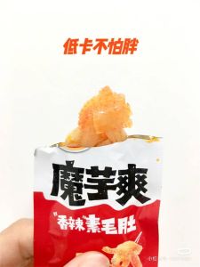 卫龙魔芋爽  素毛肚 魔芋爽批发 魔芋素毛肚 konjac shuang mo yu shuang 18g 香辣 麻辣 酸辣 网红零食小吃