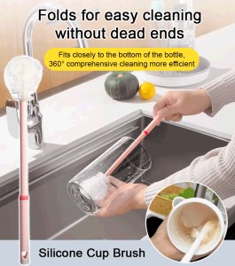 Long Handle Cup Brush Cleaning Tool