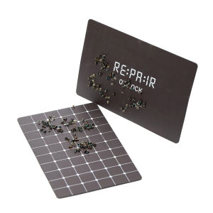 DIYFIX 2UUL 155*98มม. สีดำแม่เหล็กสกรู Pad Storage Mat Work Pad ซ่อมโทรศัพท์มือถือเครื่องมือ