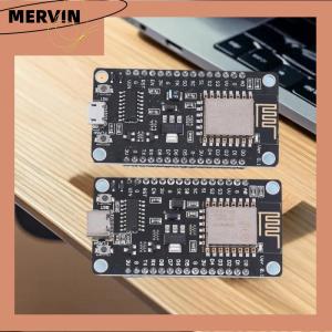 [MERVIN]💖[HOT SALE]🎈🎈 NodeMcu Lua บอร์ดพัฒนา WiFi ESP-12F ESP8266 V2.1กระดานดำไมโคร USB CH340พร้อมปุ่มแฟลชและปุ่ม RST