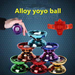 Yoyo Original Professional Magic Yoyo K1 Spin Metal Yoyo Ball Kk Bearing With Spinning String For Kids Yoyo For Tricks For Amateurs Beginners Professional Players Gift Toy For Kids Boy Toy
