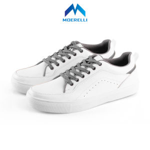 MOERELLI &CO M-6150 Ferrando White Gray - Sepatu Sneakers casual Pria Putih 39-43