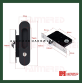 [HMR653] Khoá Tay Âm Cửa Đi Lùa Gỗ cao cấp Hammered (Đen/Xước mờ). 