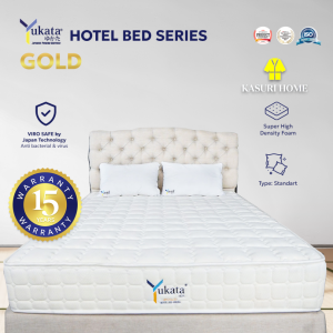 Kasur Spring Bed HOTEL Series YUKATA GOLD | Tebal 30cm - 200x200 180x200 160x200 120x200 100x200