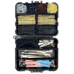 B1jounie YA Hair Accessories Kit 160Pcs Hair Clips for Women Girls Dance Ballet Cheerleading Travel with Storage