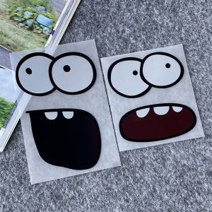 Xe tay ga Hình dán trang trí biểu hiện bất ngờ thân xe máy kính chắn gió phía trước mũ bảo hiểm đề can phản quang Phụ kiện cho vespa S125 Sprint Primavera GTS 300