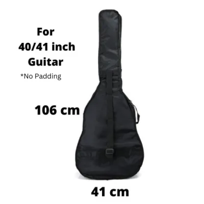 SG Ready Stock 40 41 inch Guitar Bag Backpack Guitar Gig Bag with 5mm thick Padding Guitar Case for Acoustic Guitar