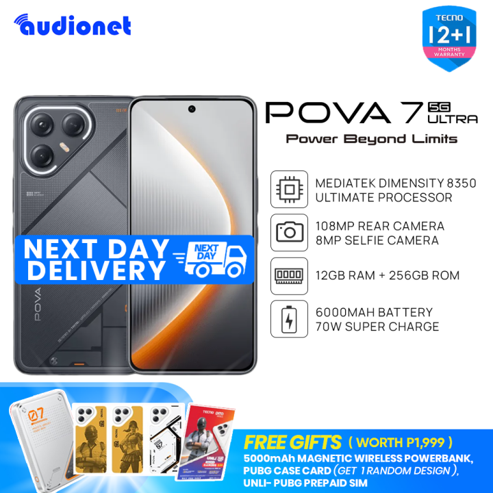 TECNO POVA Ultra 5G Smartphone 12GB+256GB Mediatek Dimensity
