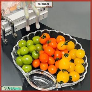 Follow Get New[Bloom Z] 1PC DishTransparent Dumpling Plate With Vinegar Discs Vinegar Dishes Sushi Breakfast Dried Fruit Snack Spitting Dish
