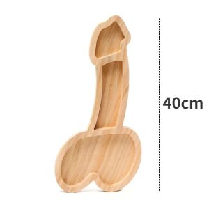 Sacesr Festival Party Parody Ornaments Kitchen Food Storage Tray Bamboo Dinner Set Plates and Dishes M2Y9R