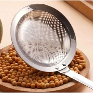 Cooking Oil Leak Sieve/Tapis Minyak/Stainless Steel Fine Mesh Skimmer/Oil-Frying Filter/滤网勺/Scoop Mesh Colander Strainer