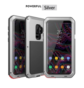 Ốp điện thoại cho Samsung giáp kim loại R-Just vỏ bảo vệ chịu lực Galaxy S25 Ultra S24 S23 S22 S21 FE S20 Note 10 Plus S20 Ultra 360 Nắp Bình Kim loại