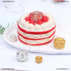 [COD] SweetBabiese บ้านตุ๊กตารูปปั้นทองเงินขนาดเล็กสีบรอนซ์โลหะผสมโลหะขนาดเล็กรูปมงกุฎตุ๊กตาของเล่น