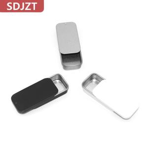 [COD] SDJZT โลหะสี่เหลี่ยมว่างเปล่ามินิดีบุกกล่อง tinplate PUSH ลูกอมกล่องจัดเก็บ